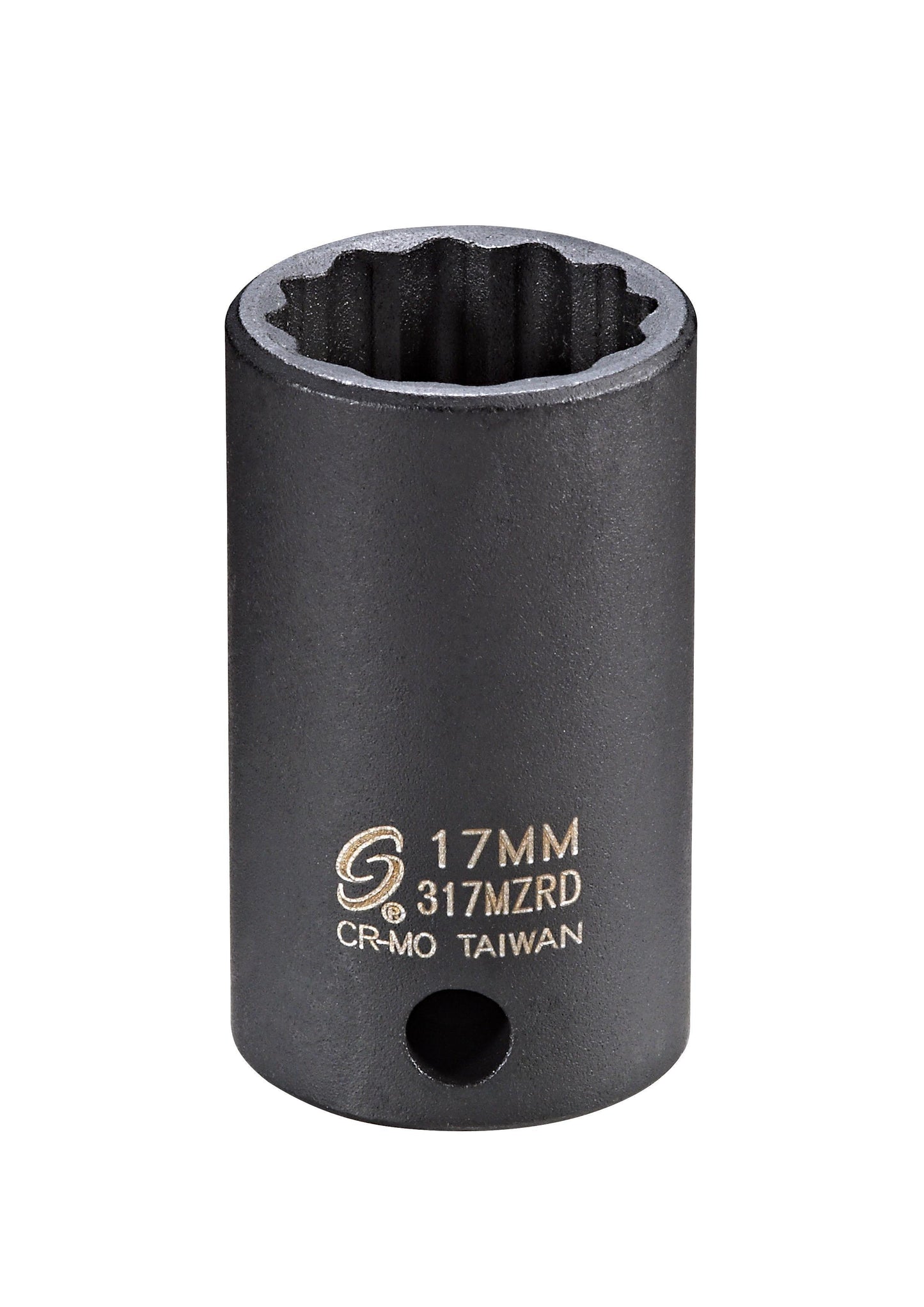 3/8" DRIVE 17MM 12PT SEMI-DEEP IMPACT SOCKET