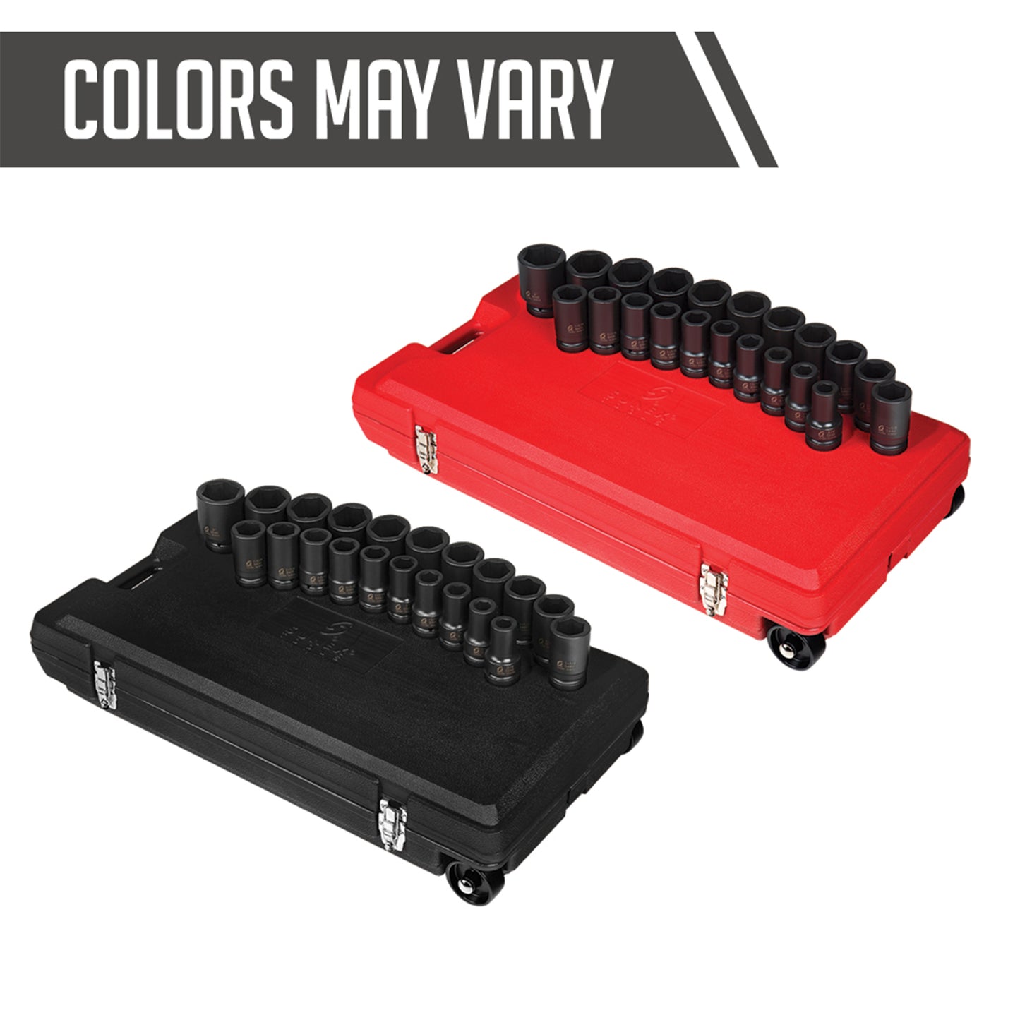 1" DRIVE SAE 6 POINT DEEP 21-PIECE IMPACT SOCKET SET