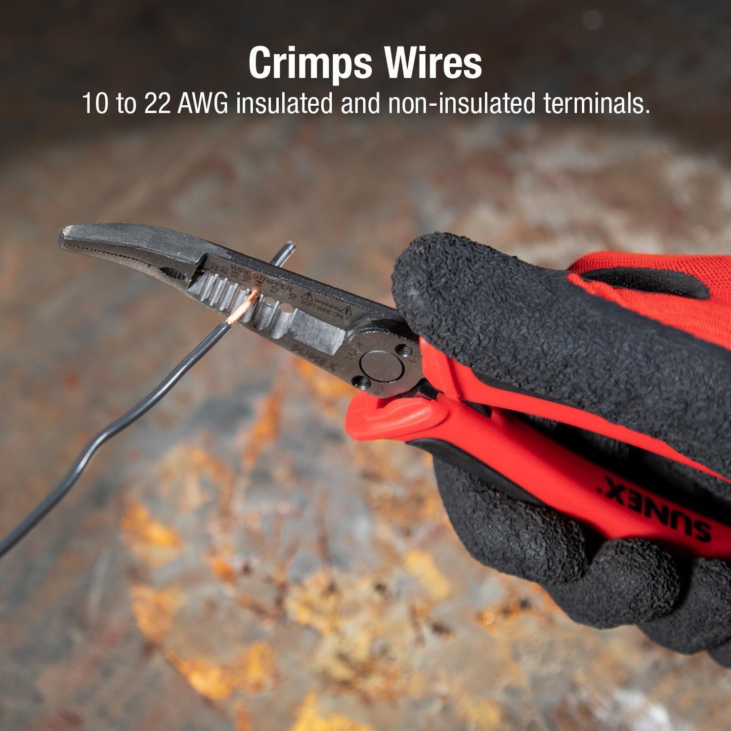 OFFSET NEEDLE NOSE ELECTRICIAN PLIERS