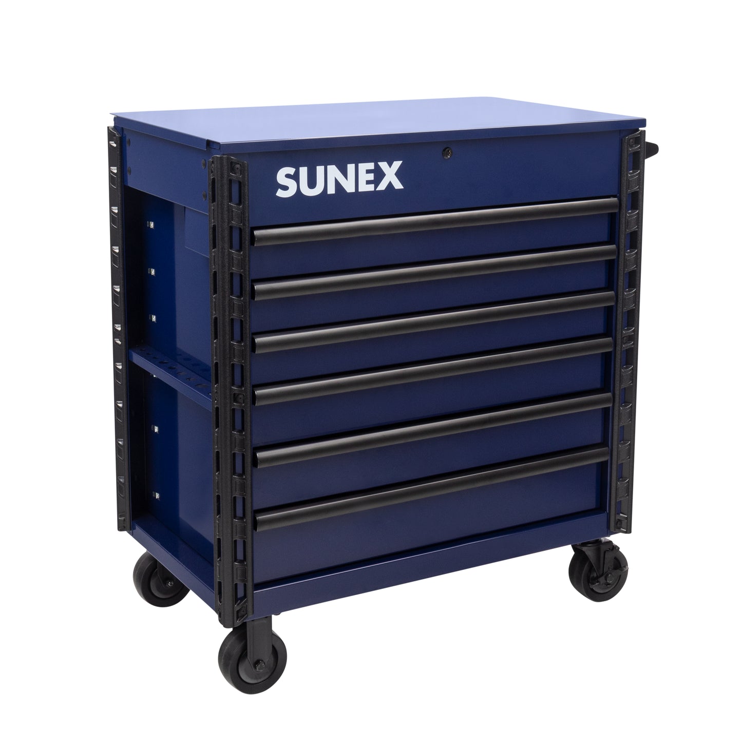 39" 6 DRAWER PREMIUM SERVICE CART – BLUE