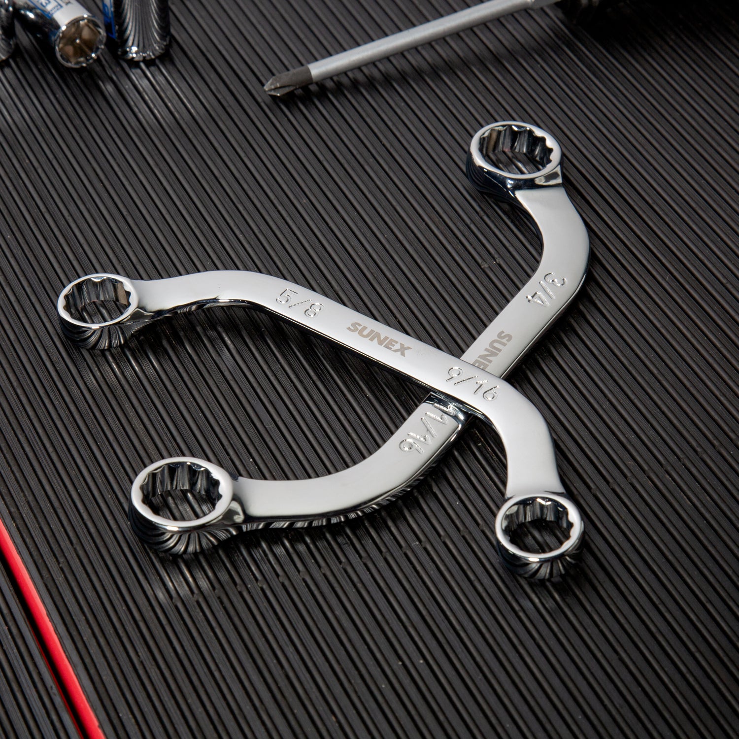 SUNEX Half Moon Wrenches on Work Table