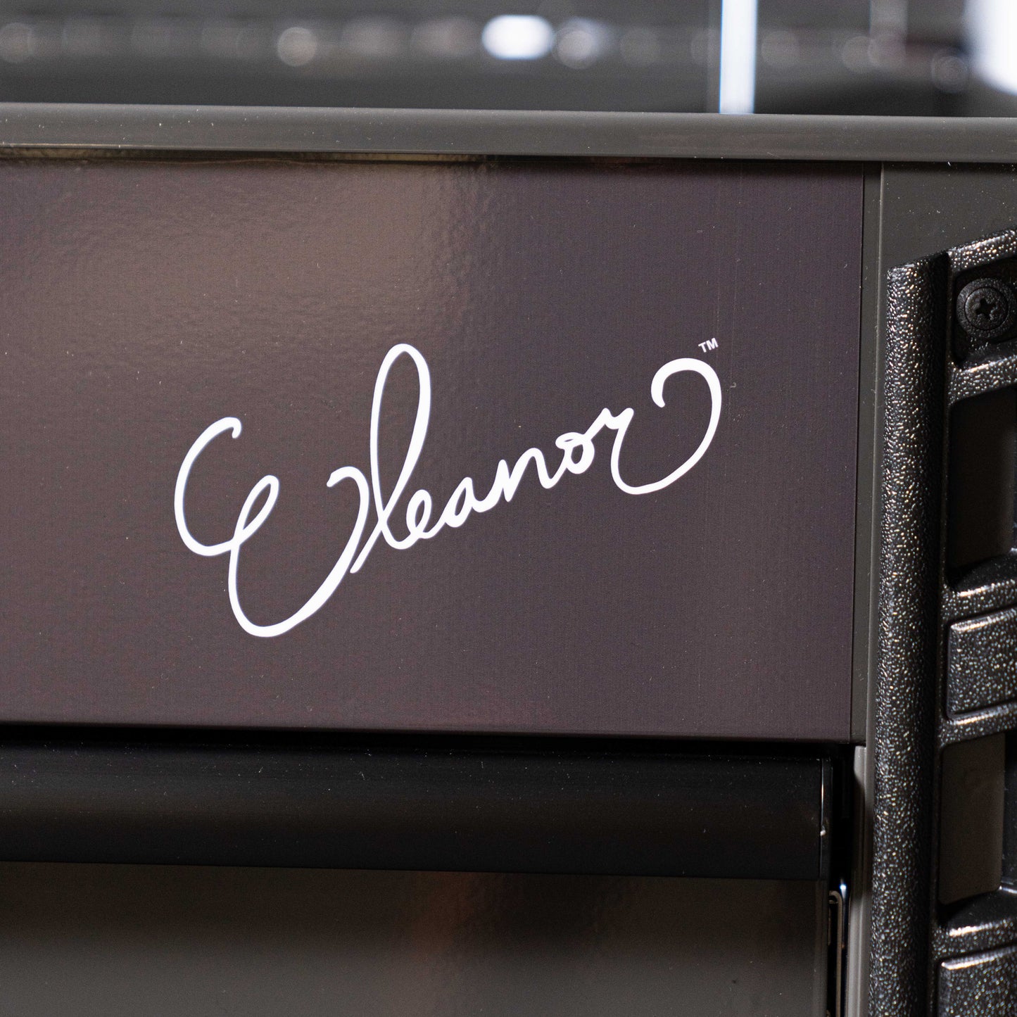PIN-UP SERIES “ELEANOR” – 39" 6 DRAWER PREMIUM SERVICE CART – SIREN SMOKE