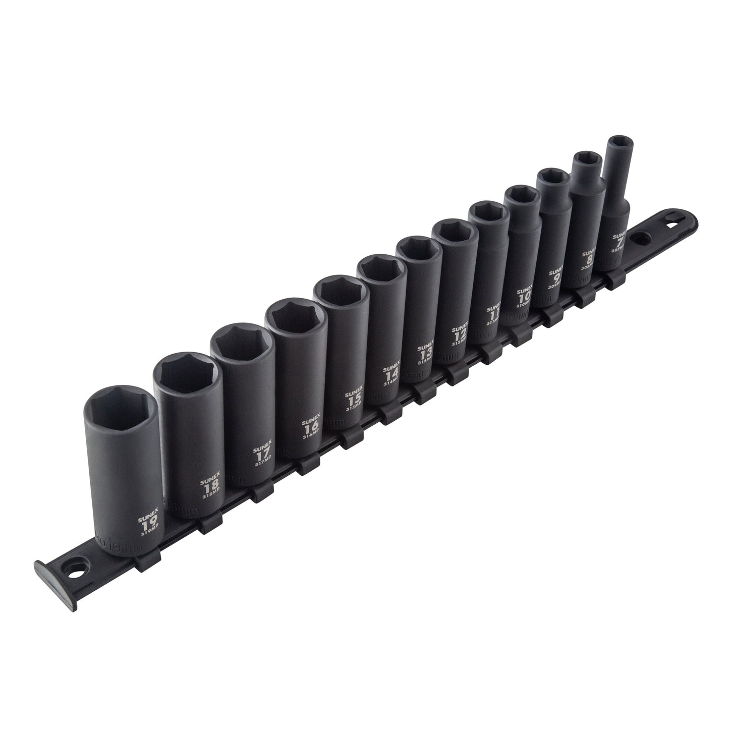 3/8" DRIVE METRIC 6 POINT DEEP 13-PIECE IMPACT SOCKET SET