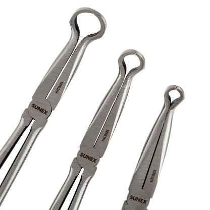 3 PIECE 11" LONG REACH HOSE GRIP PLIERS SET