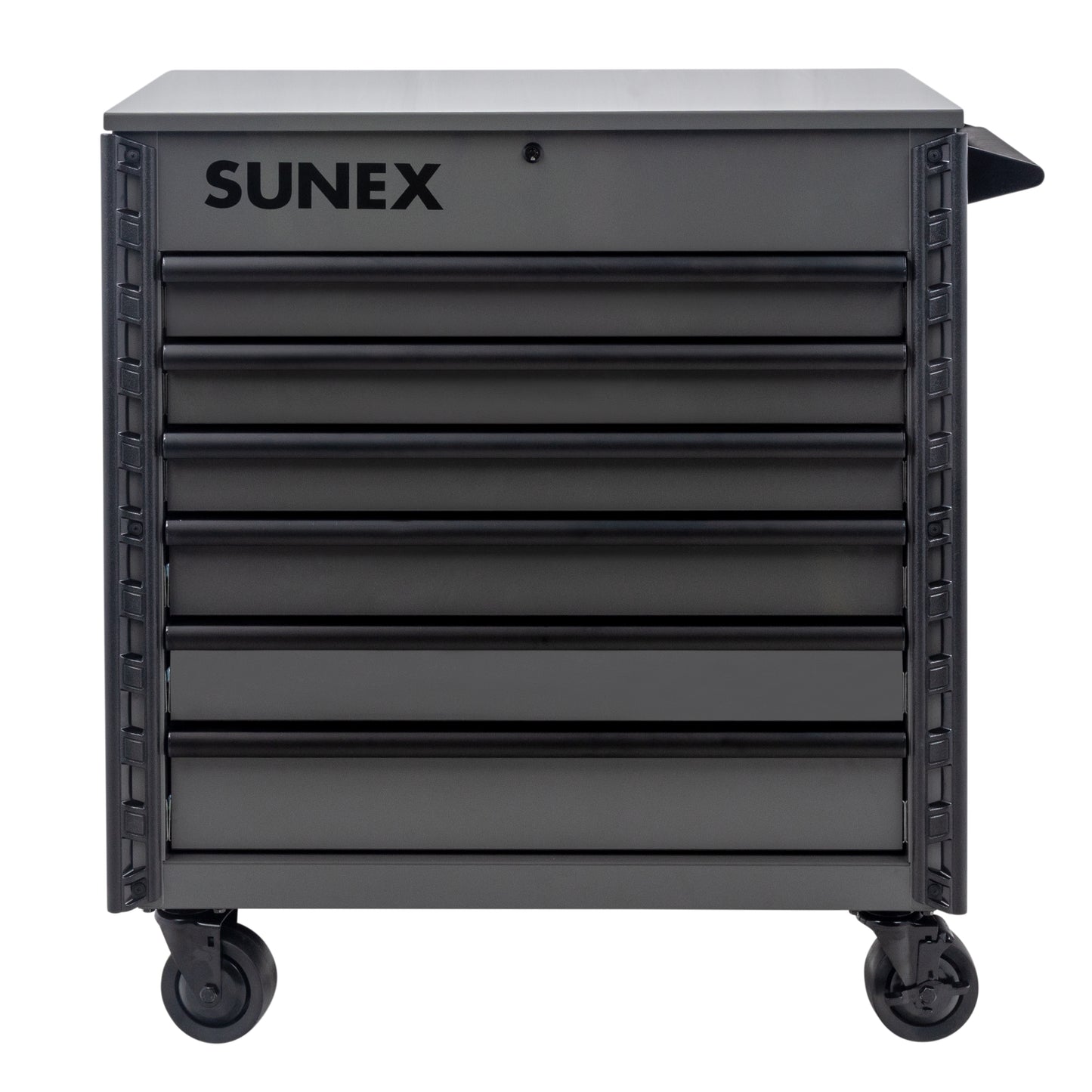 39" 6 DRAWER PREMIUM SERVICE CART – GRAY