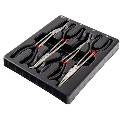 4 PIECE 11" LONG REACH PLIERS SET