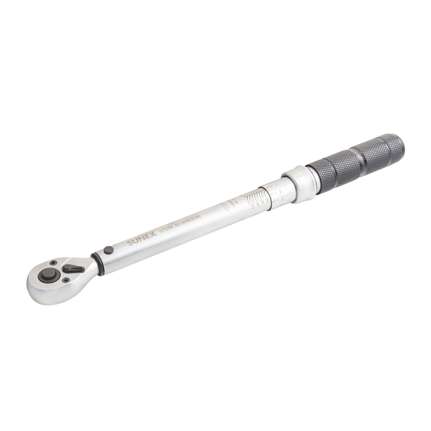 ¼" DRIVE 40-200 IN-LB. (4–22 NM) DUAL-DIRECTION TORQUE WRENCH