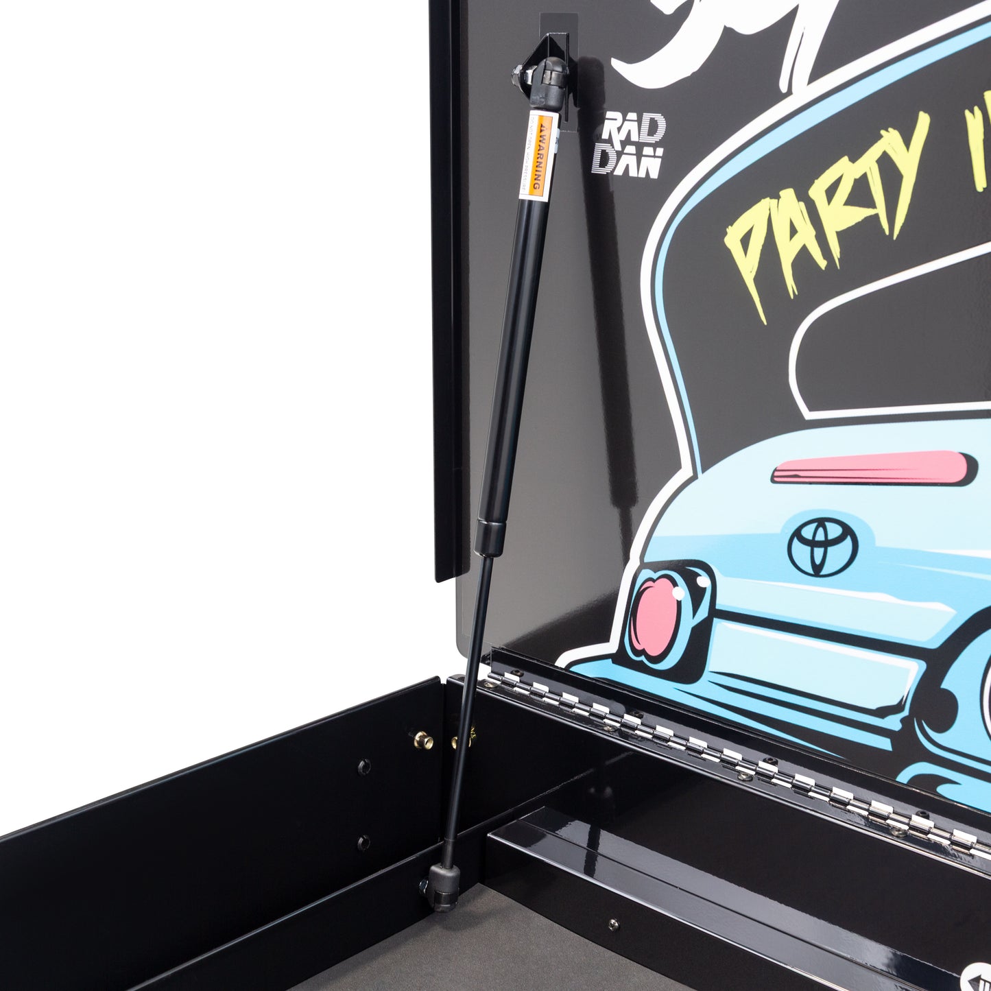 RAD DAN MANGA DESIGNED BLACK PREMIUM FULL 6 DRAWER SERVICE CART