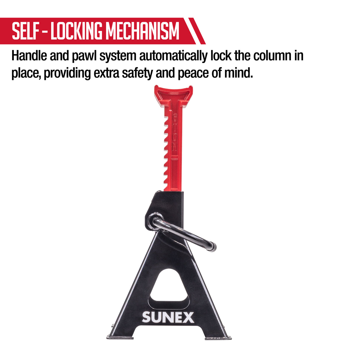 6 TON HEAVY DUTY RATCHETING JACK STANDS (PAIR)