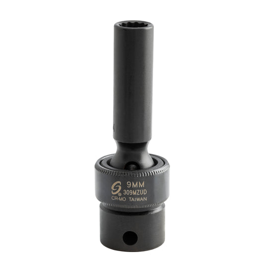 3/8"DR 9MM 12PT MET SP UNIV SC
