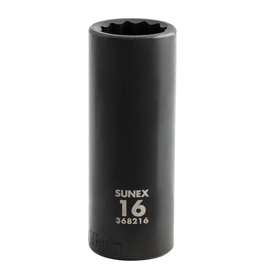 3/8" DRIVE 16MM 12-POINT DEEP IMPACT SOCKET