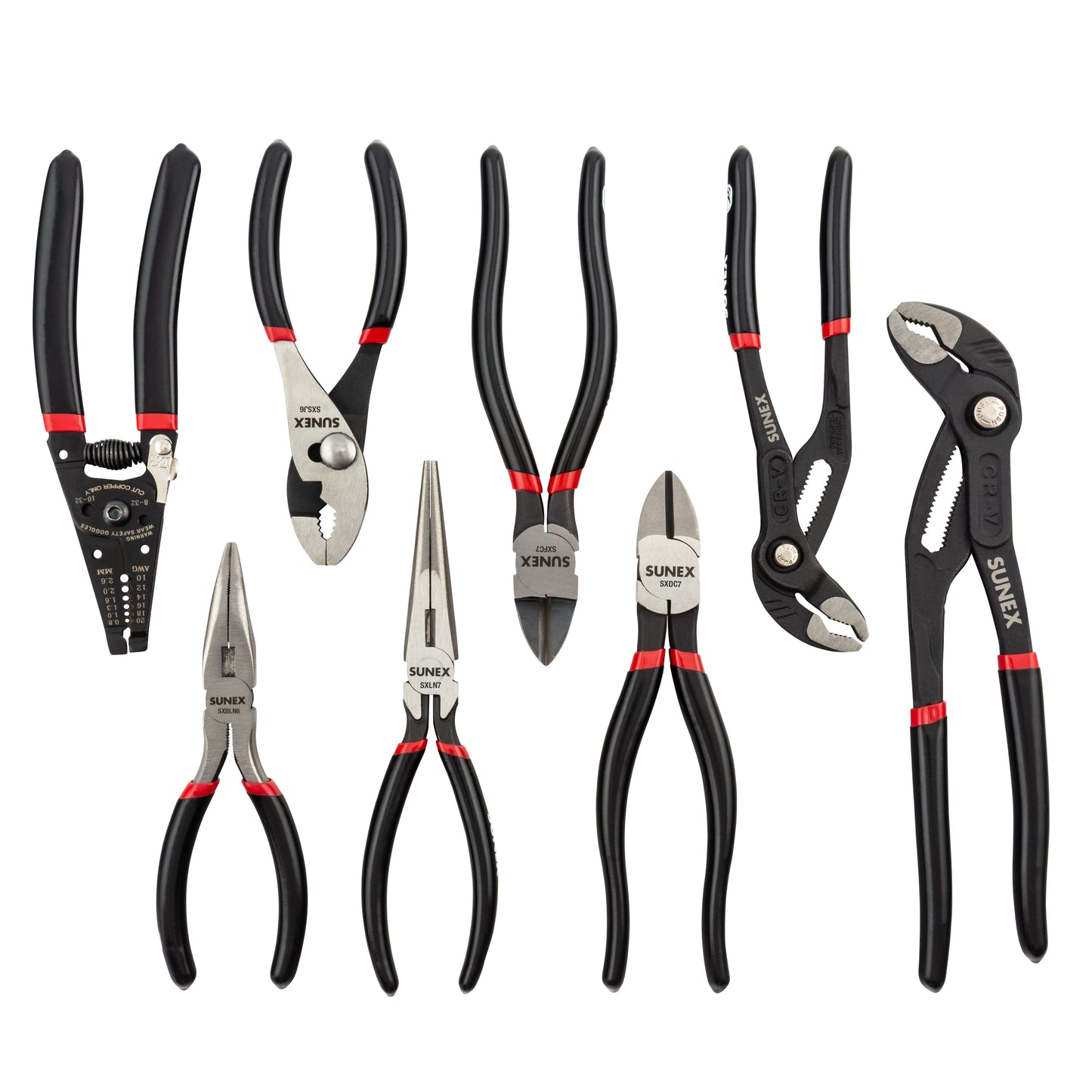 8 PIECE PLIERS SET IN EVA FOAM STORAGE TRAY