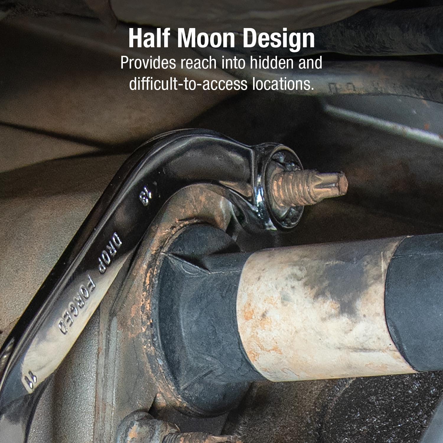 5PC METRIC FULL POLISH HALF MOON BOX WRENCH SET – SUNEX Tools