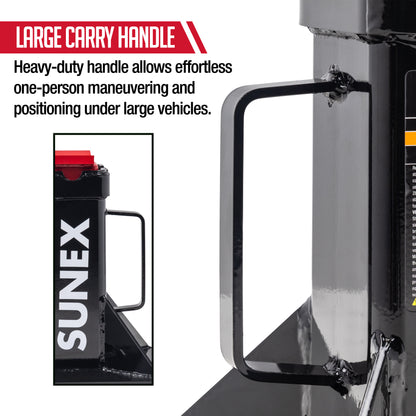 22 TON HEAVY DUTY LOCKING PIN JACK STANDS (PAIR)