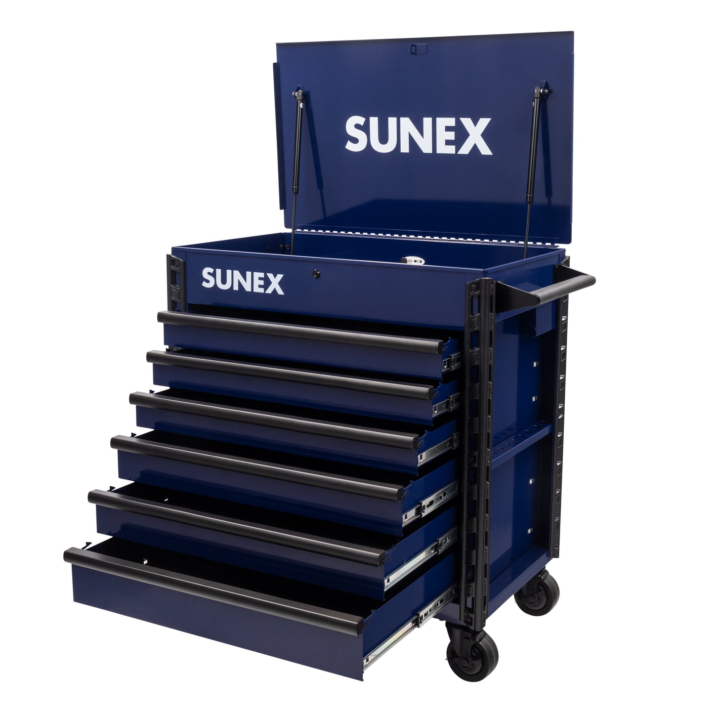 39" 6 DRAWER PREMIUM SERVICE CART – BLUE