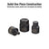 SUNEX TOOLS 3/8" Drive SAE & Metric Stubby 16-Piece Hex Impact Bit ...