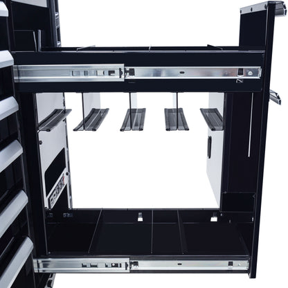 JUIC’D BOX 50" 7 DRAWER POWERED CART – GRAY