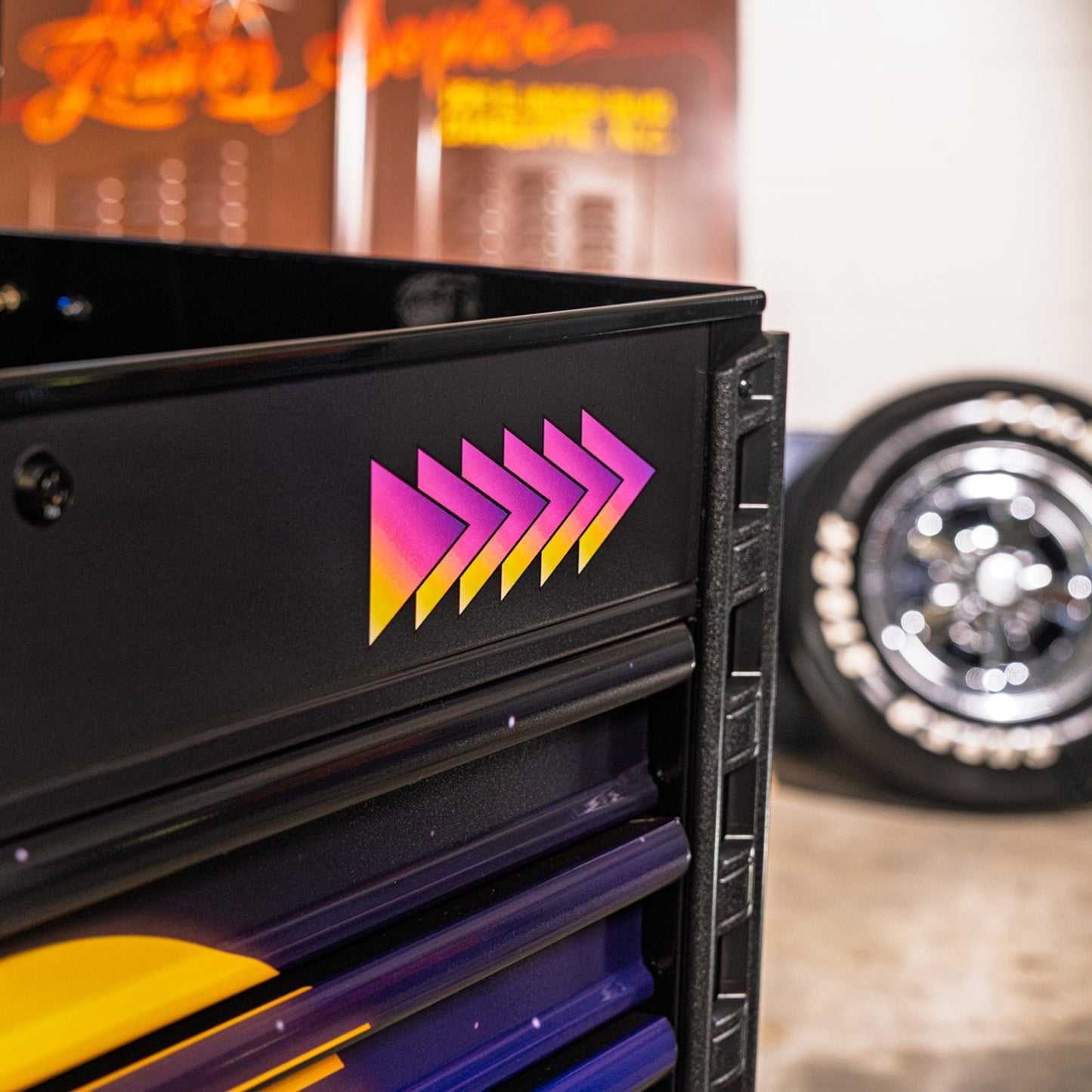 SYNTH DESIGNED BLACK PREMIUM FULL DRAWER SERVICE CART - BLACK