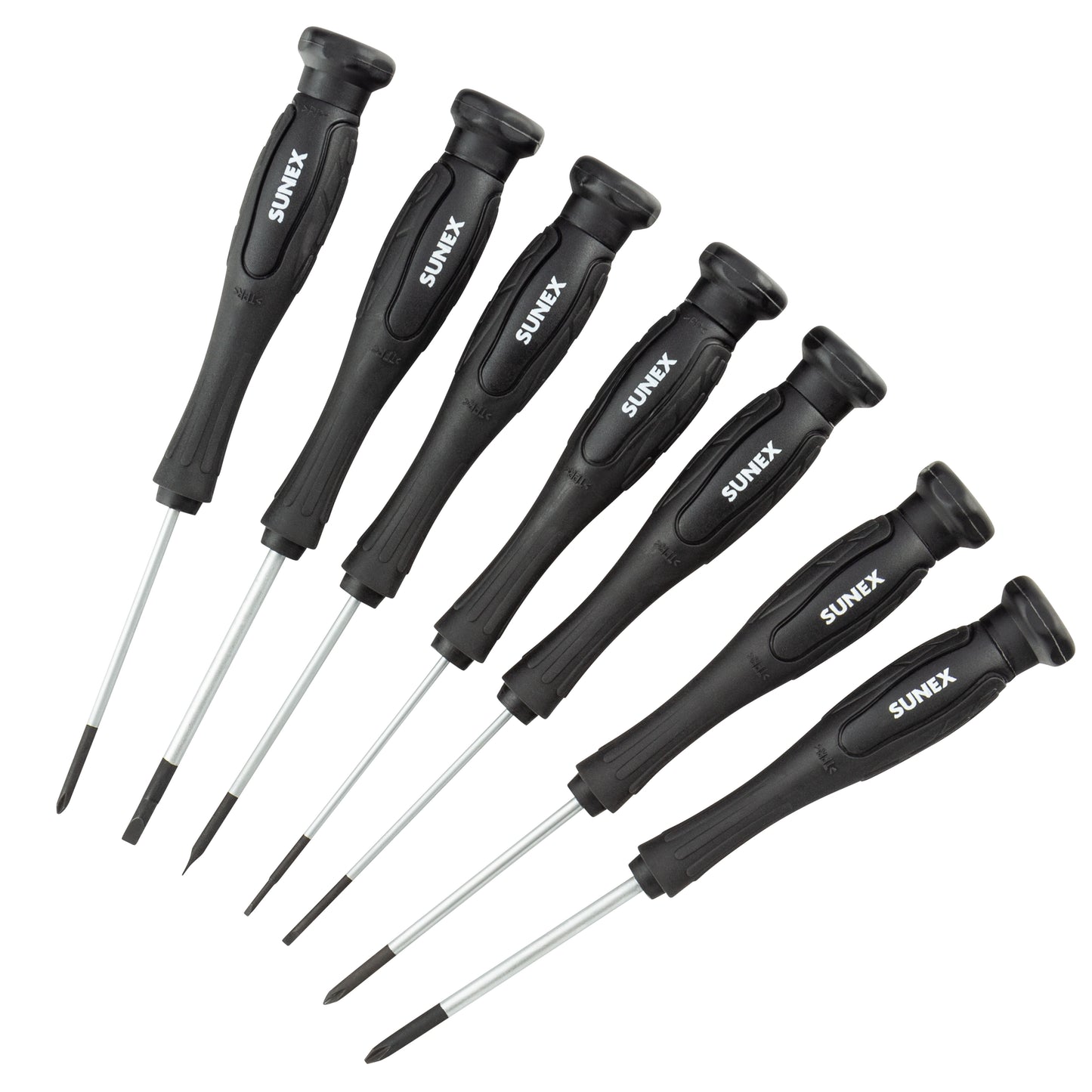 PRECISION PHILLIPS® & SLOTTED 7 PIECE SCREWDRIVER SET IN EVA FOAM