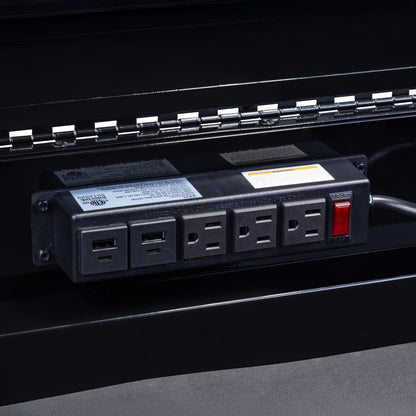 SUNEX TOOLS JUIC'D BOX 50" 7 DRAWER POWERED CART - 8065PCBK