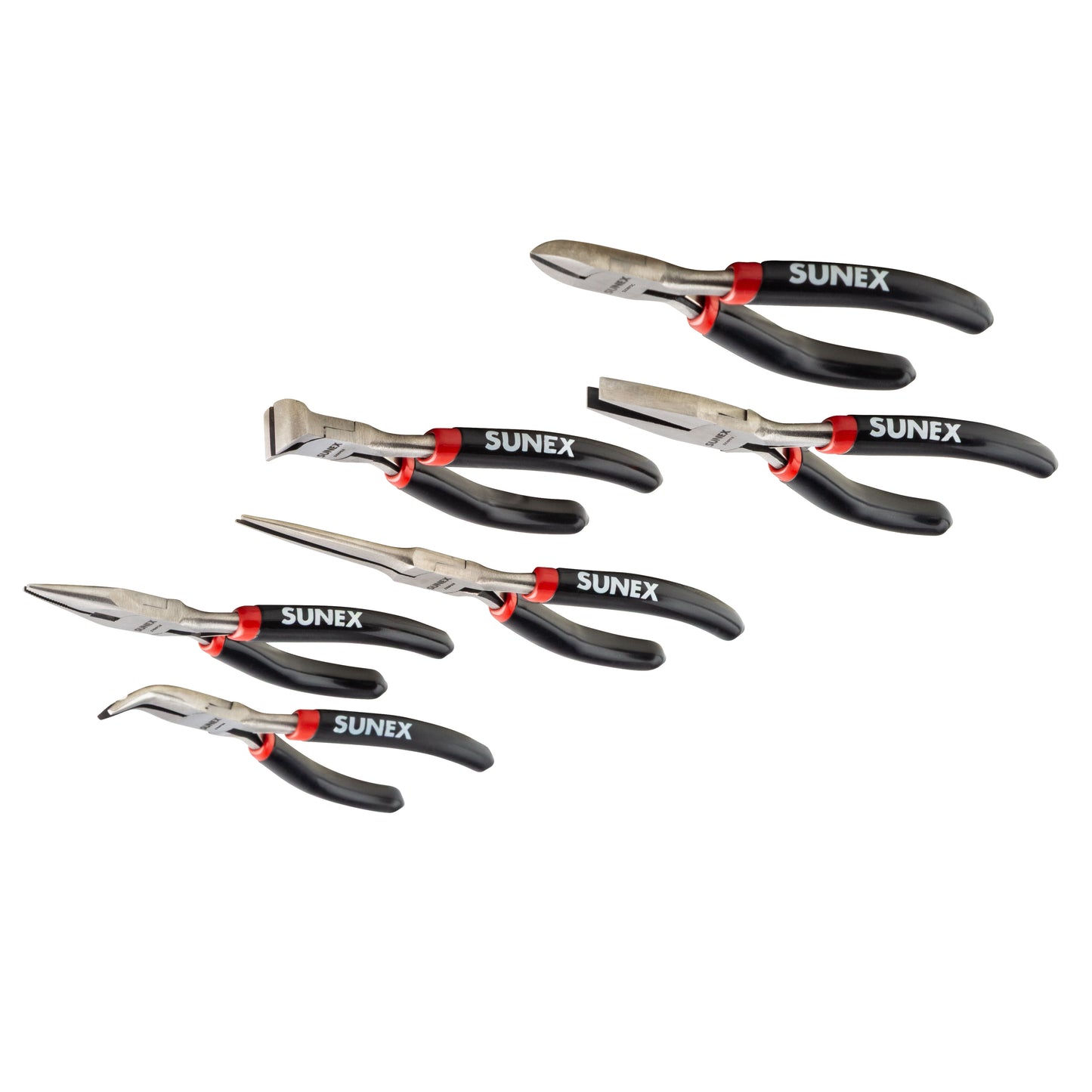 6 PIECE MINI PLIERS SET IN STORAGE TRAY