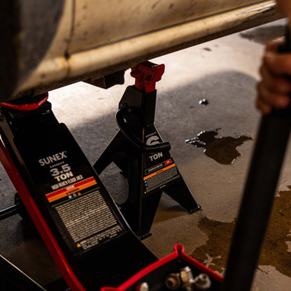 6 TON HEAVY DUTY RATCHETING JACK STANDS (PAIR)