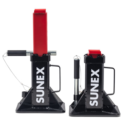 22 TON HEAVY DUTY LOCKING PIN JACK STANDS (PAIR)