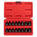 SUNEX TOOLS 3/8" Drive SAE & Metric Stubby 16-Piece Hex Impact Bit ...