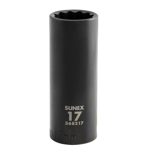 3/8" DRIVE 17MM 12-POINT DEEP IMPACT SOCKET