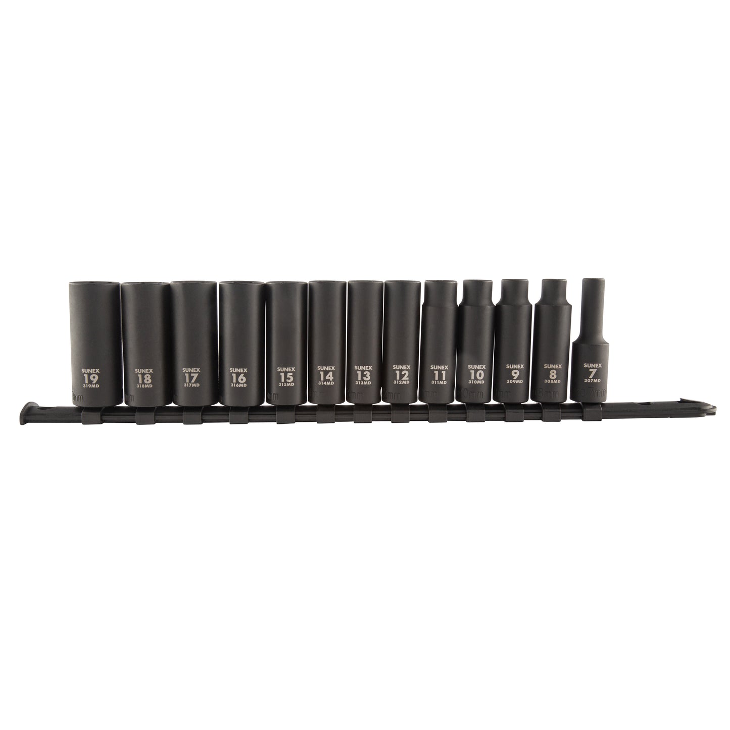 3/8" DRIVE METRIC 6 POINT DEEP 13-PIECE IMPACT SOCKET SET
