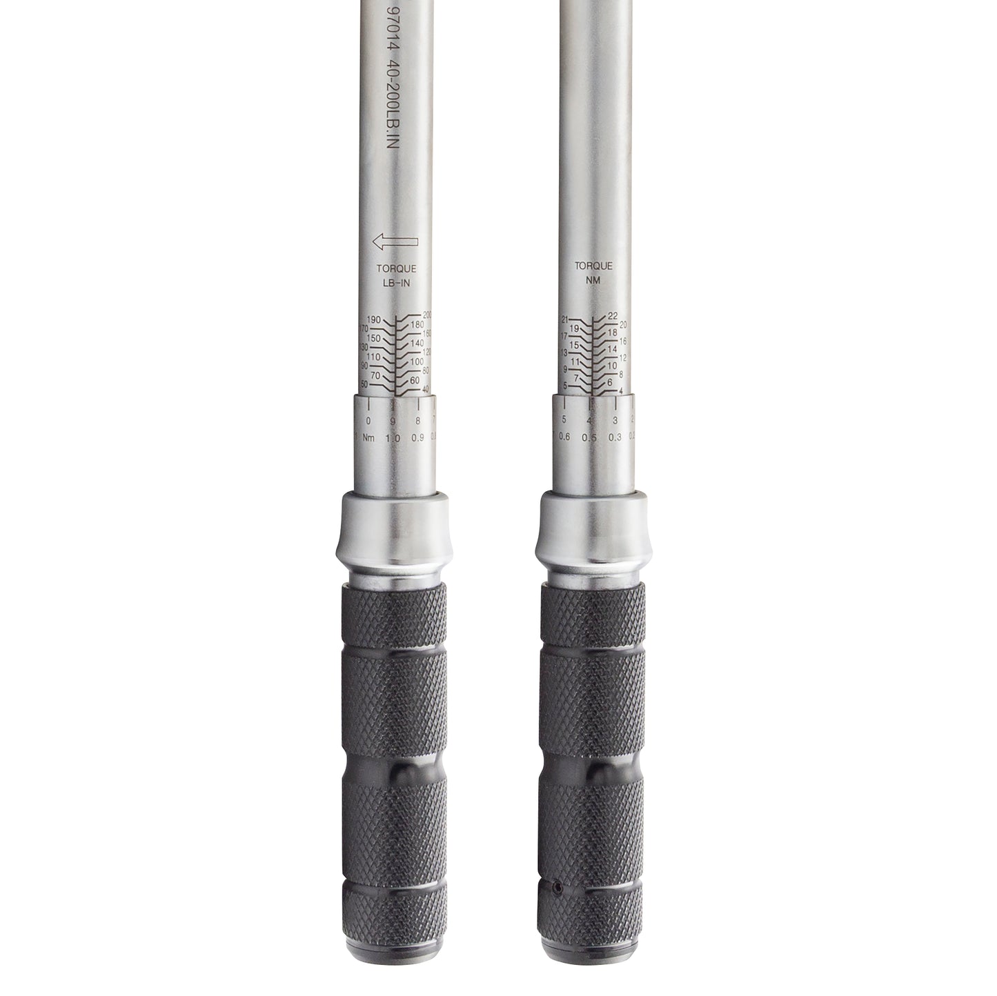¼" DRIVE 40-200 IN-LB. (4–22 NM) DUAL-DIRECTION TORQUE WRENCH