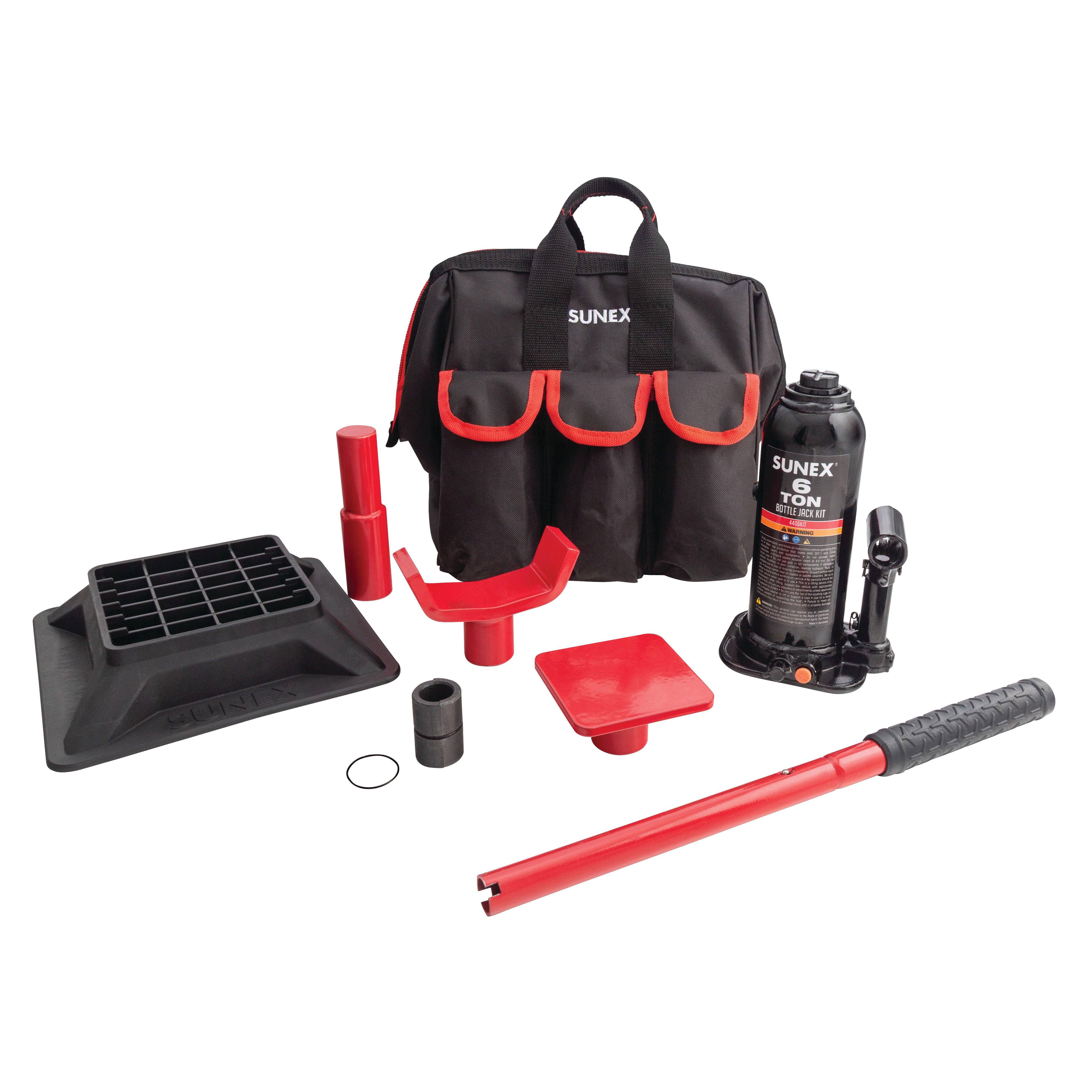 Y'sshop　JAKE セット SUNEX Tools 6 Ton Bottle Jack Kit