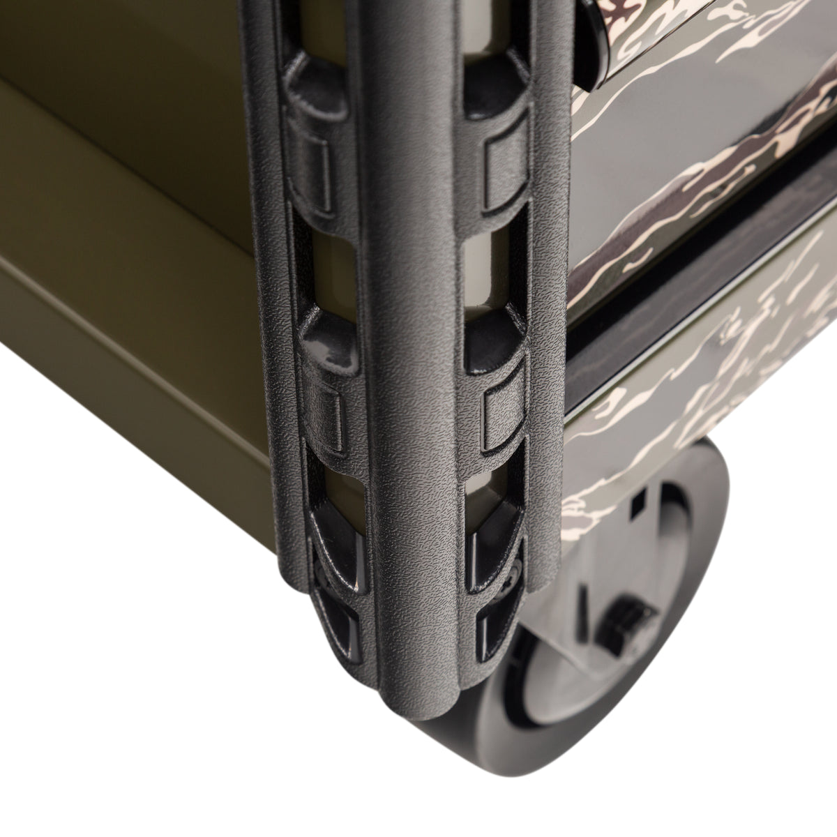 SHADOW TIGER CAMOUFLAGE – 39" 6 DRAWER PREMIUM SERVICE CART – OLIVE DRAB GREEN