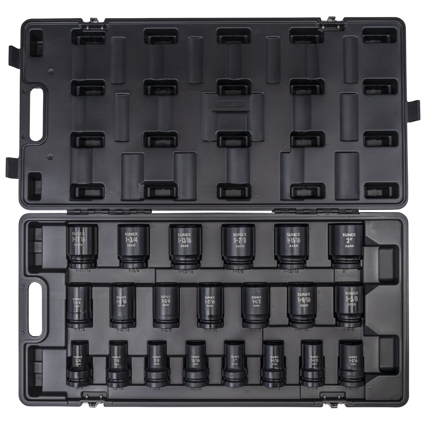 1" DRIVE SAE 6 POINT DEEP 21-PIECE IMPACT SOCKET SET