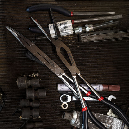 2 PIECE DUAL-JOINT EXTENDED REACH PLIERS SET