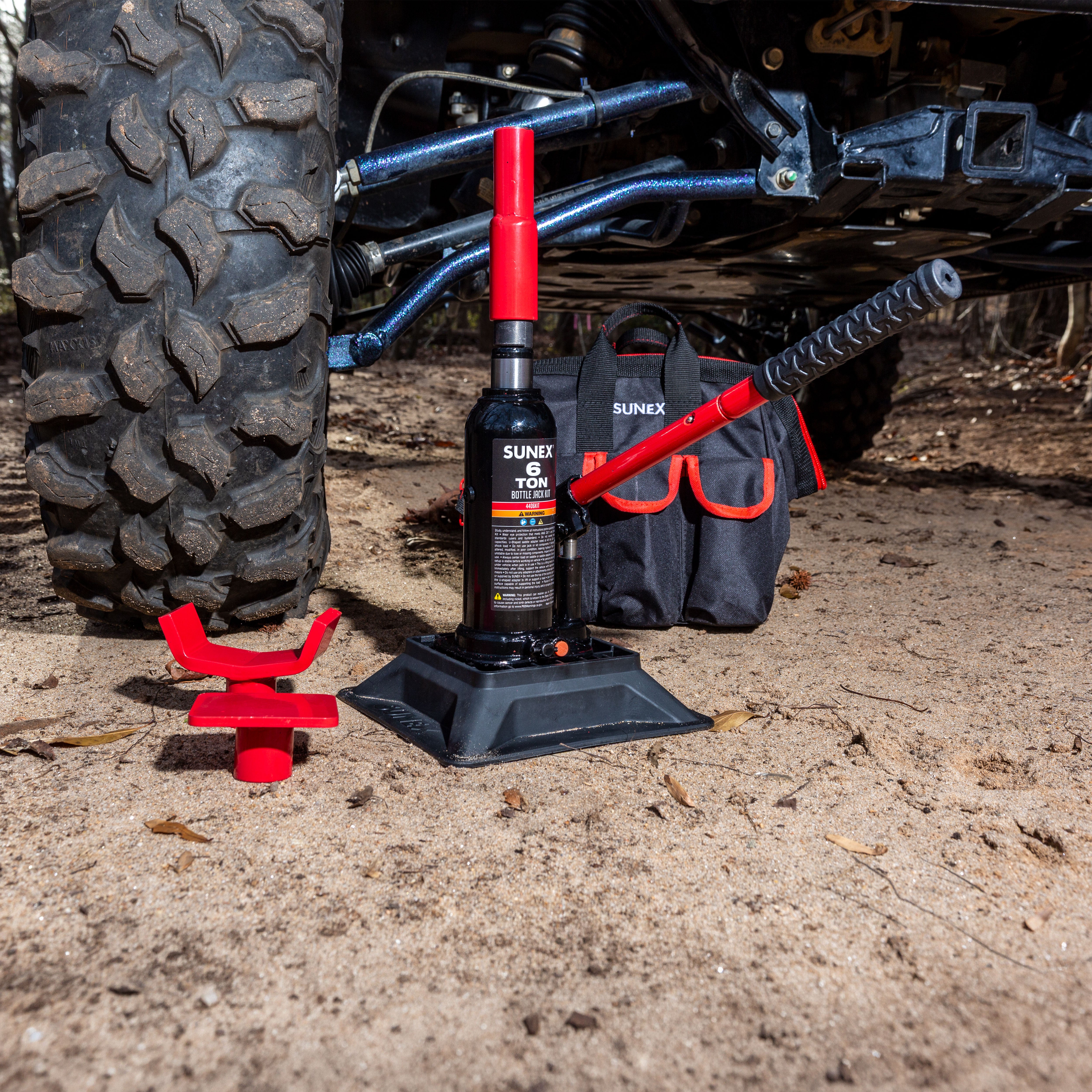 SUNEX Tools 6 Ton Bottle Jack Kit