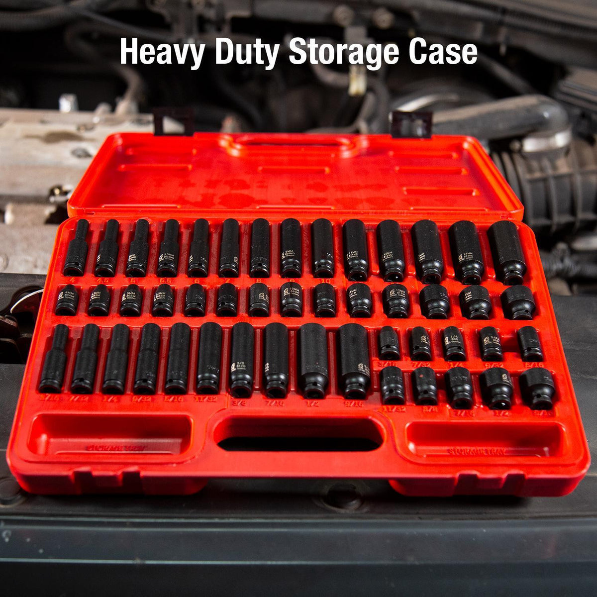 1/4″ Drive 6-Point Master Impact Socket Set, 4 - 15 mm 1/4″ Drive 6-Point Master Impact Socket Set, 4 - 15 mm