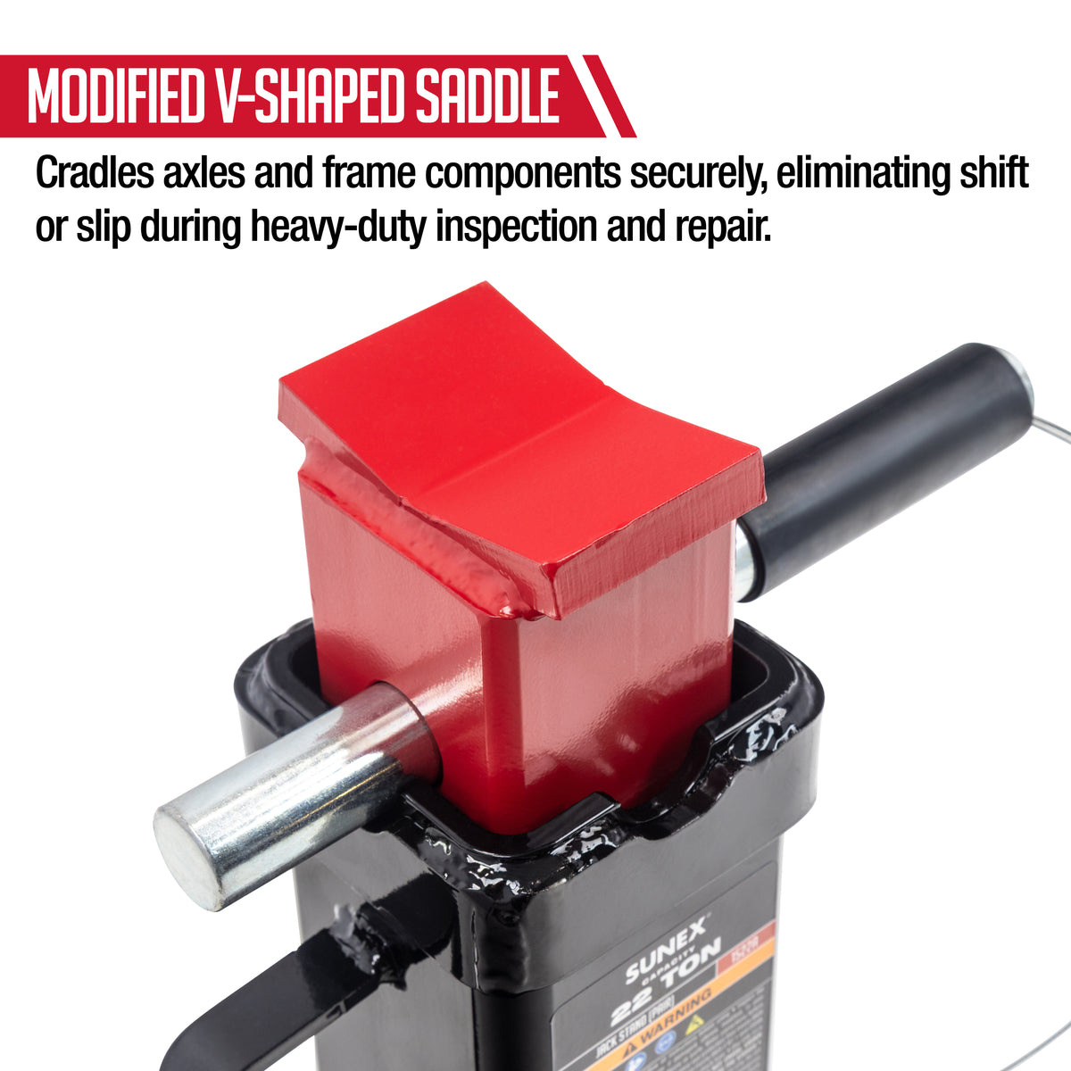 22 TON HEAVY DUTY LOCKING PIN JACK STANDS (PAIR)