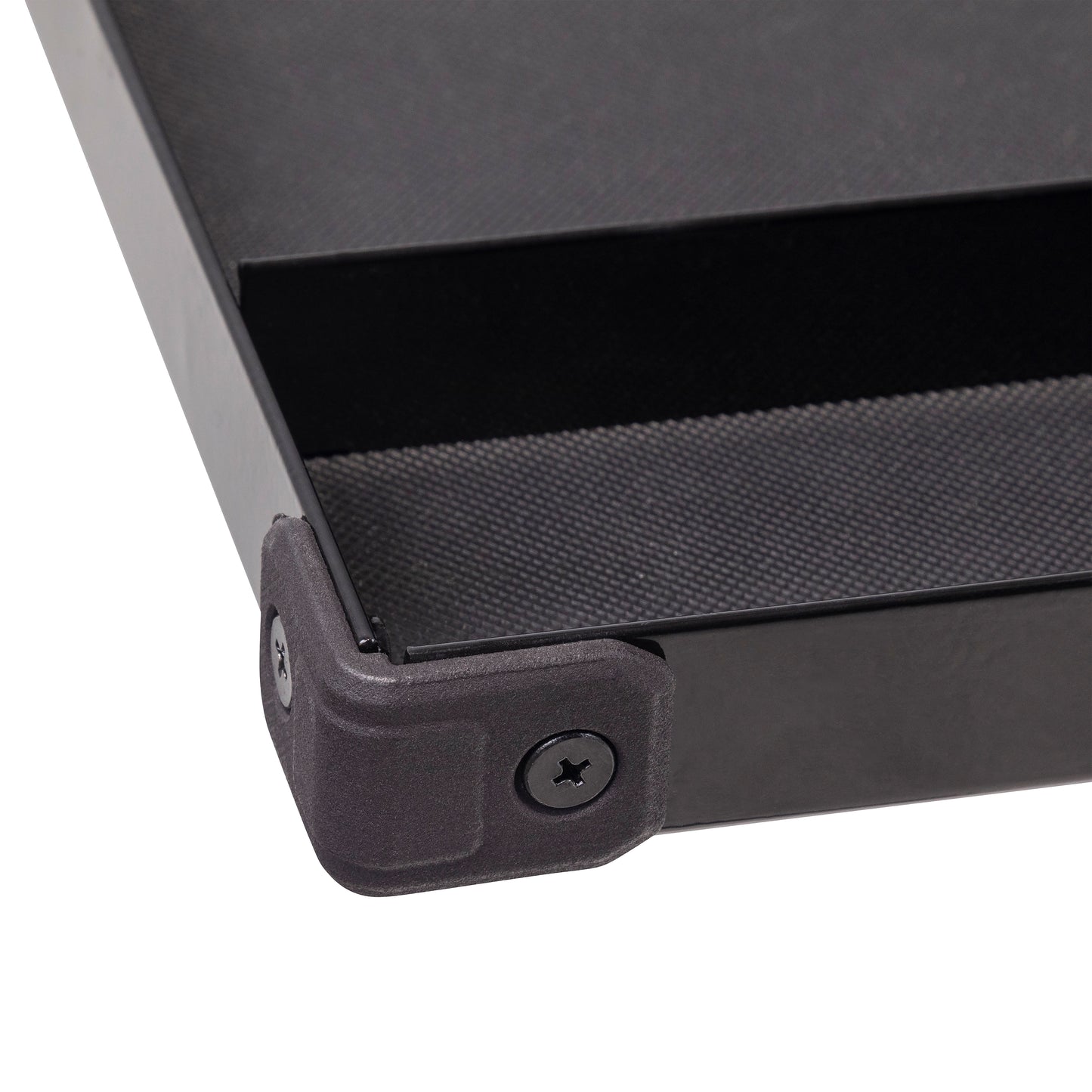 DELUXE ADJUSTABLE WORK TABLE WITH DRAWER - BLACK