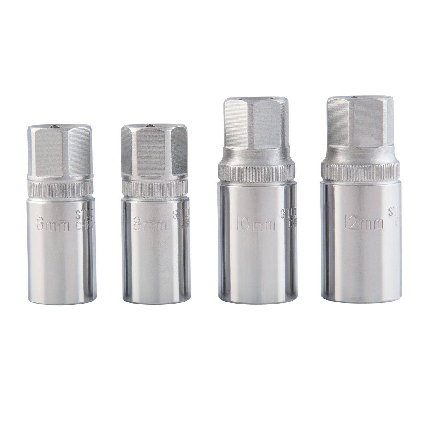 4 PC. 1/2" DRIVE METRIC STUD PULLER SET