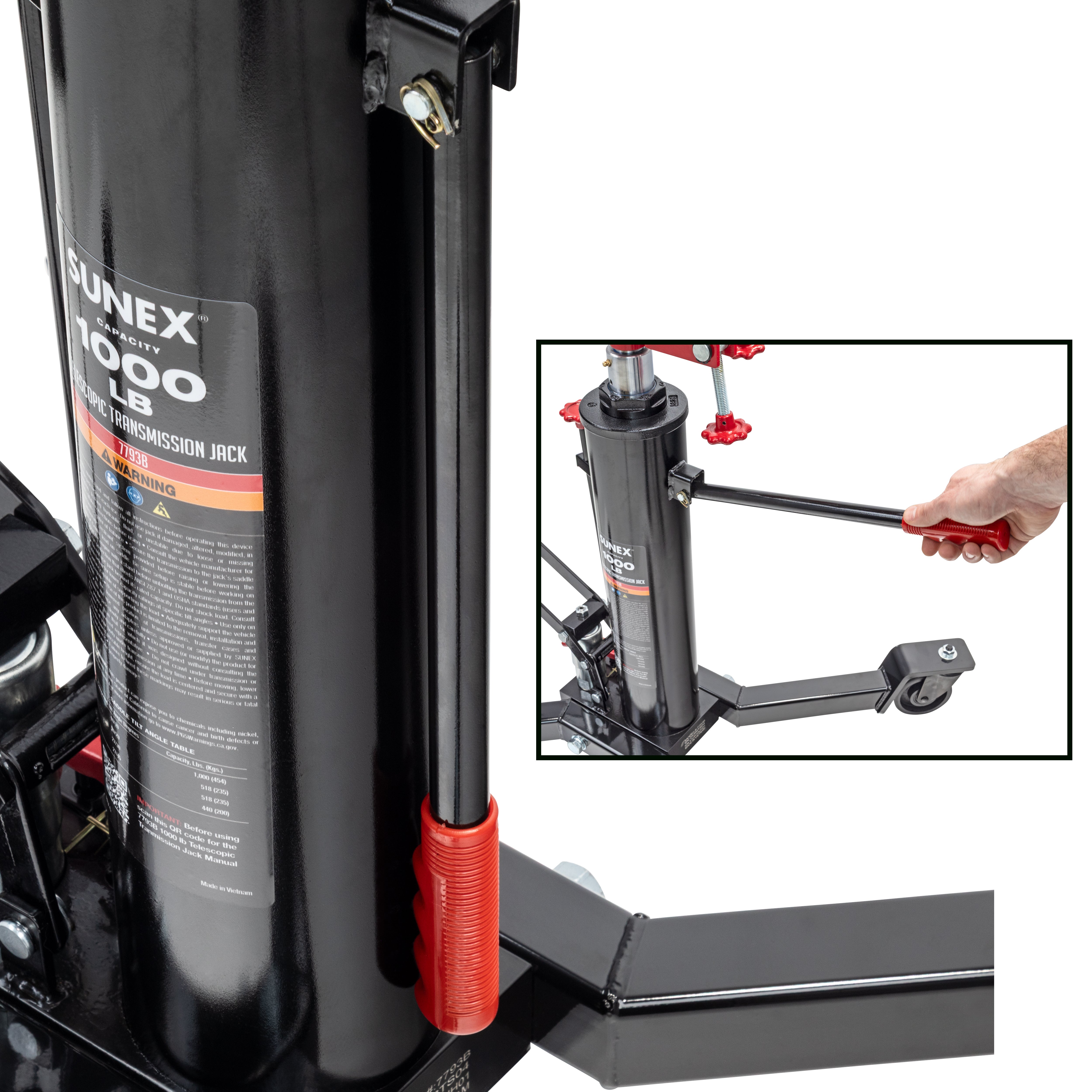 King'sJAPAN Transfix Edeition Ｍｉｋｅ 1000-Pound Telescopic Transmission Jack – SUNEX Tools