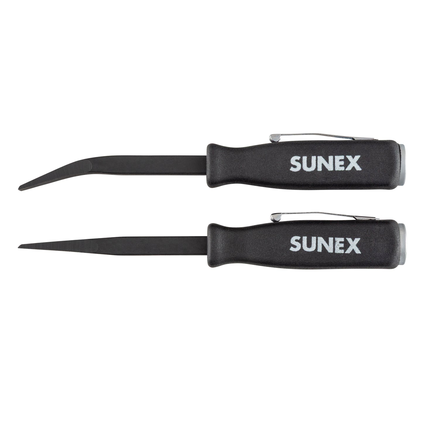 2 PIECE MINI MULTI TIP PRY BAR SET WITH STRIKING CAPS (STRAIGHT & CURVED TIP)