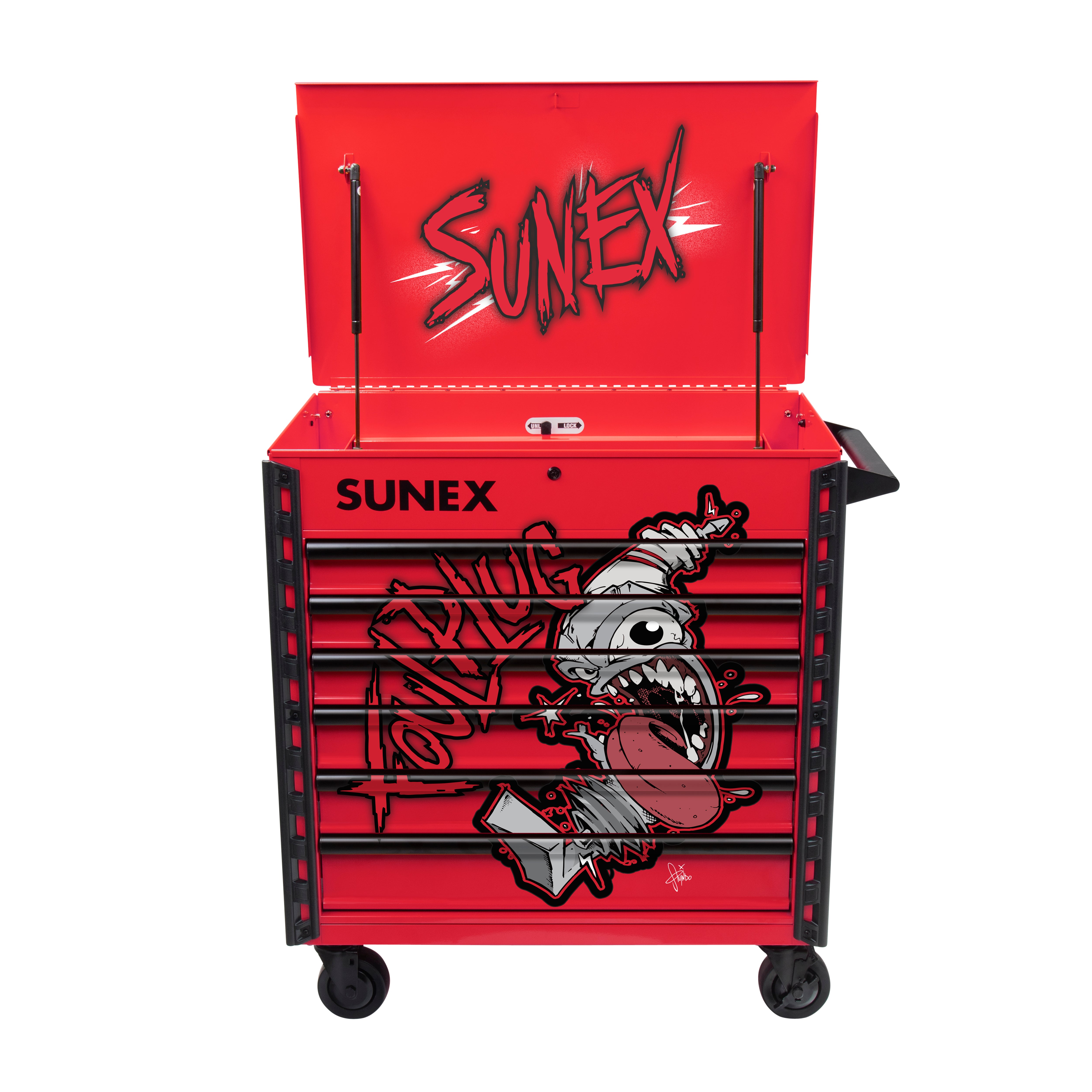 Tony Squindo “FOUL PLUG” Premium Full Drawer Service Cart