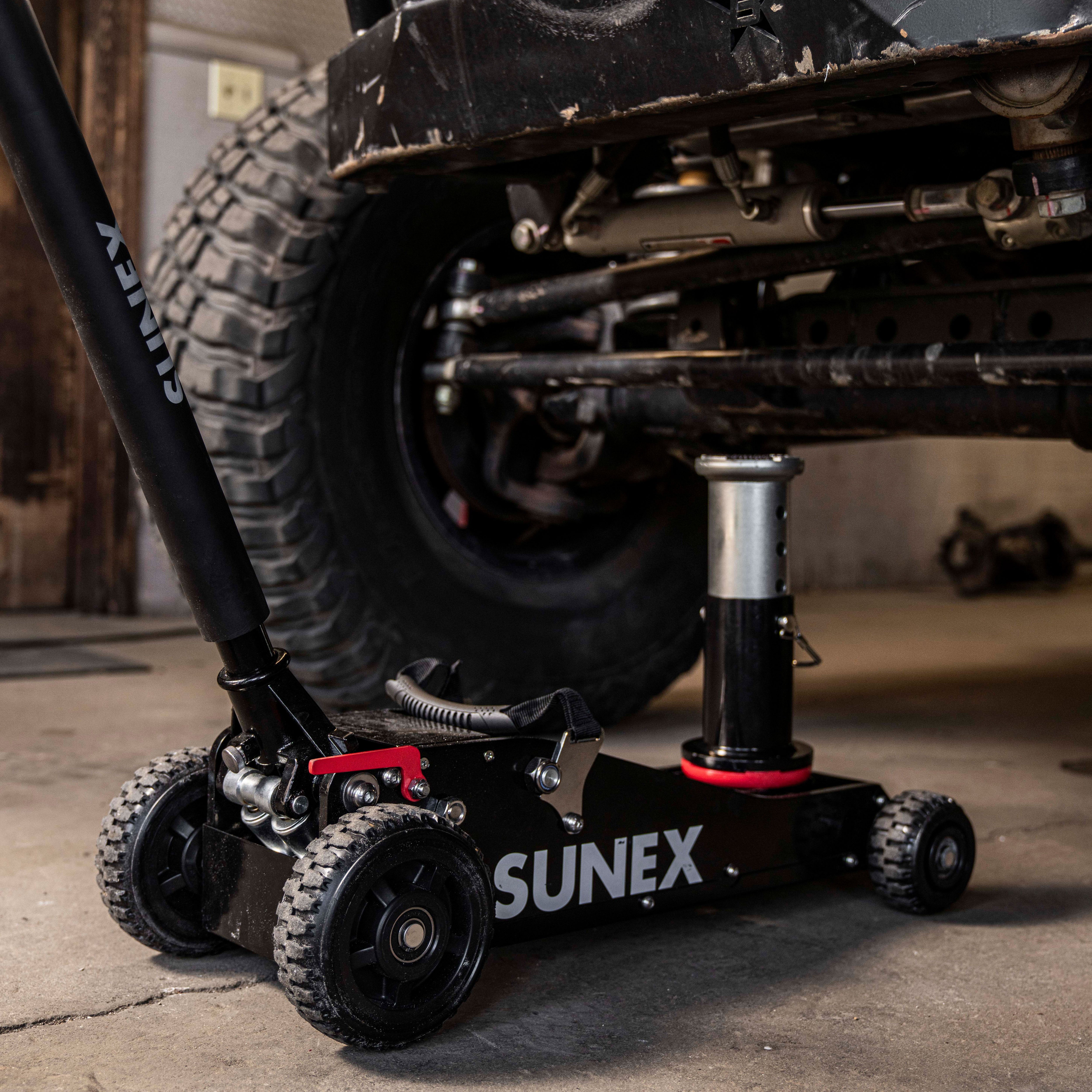 邦楽 SJ / STEEPLE JACK SUNEX TOOLS 2 Ton Big Wheel Jack – SUNEX Tools