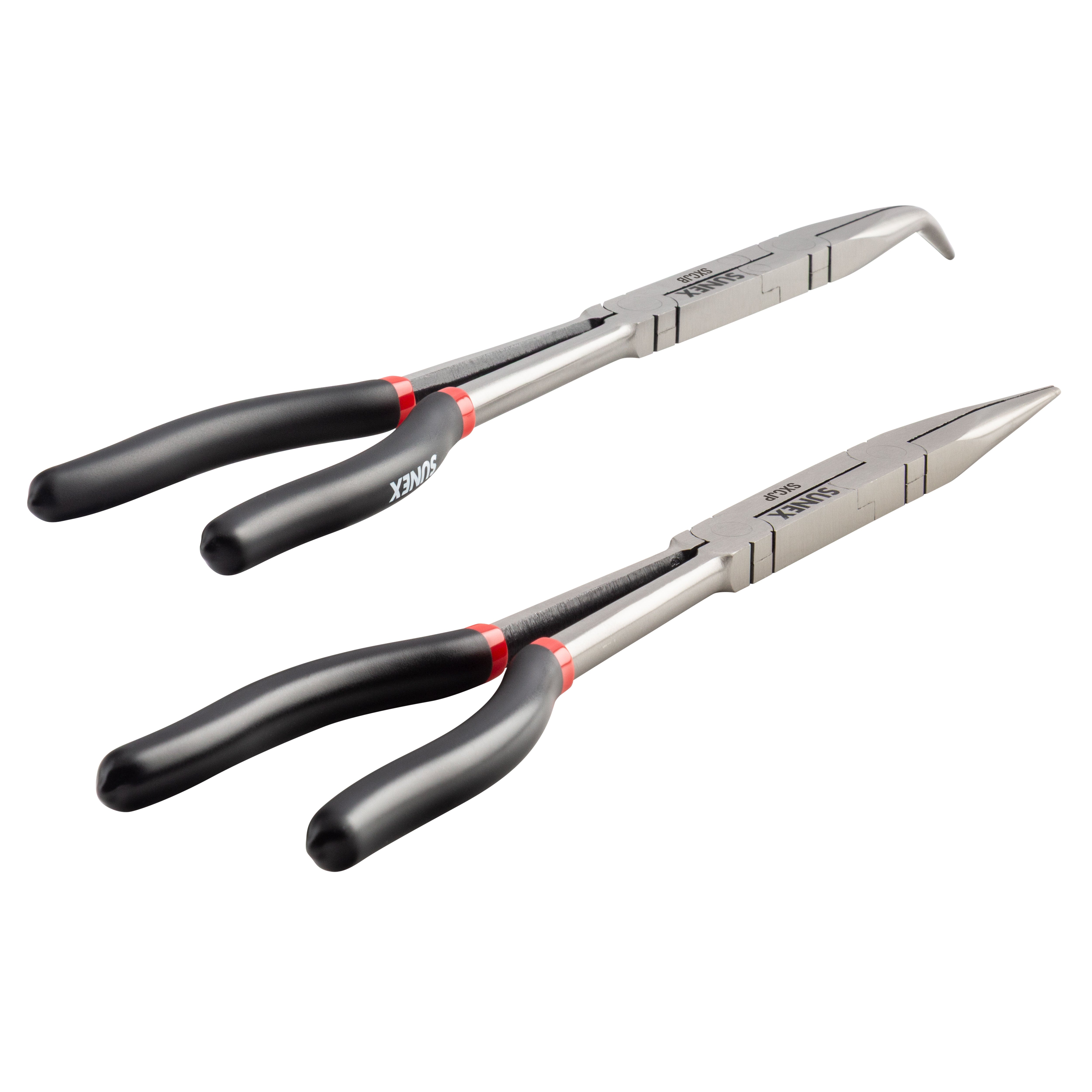 2 Piece Dual-Joint Extended Reach Pliers Set – SUNEX Tools