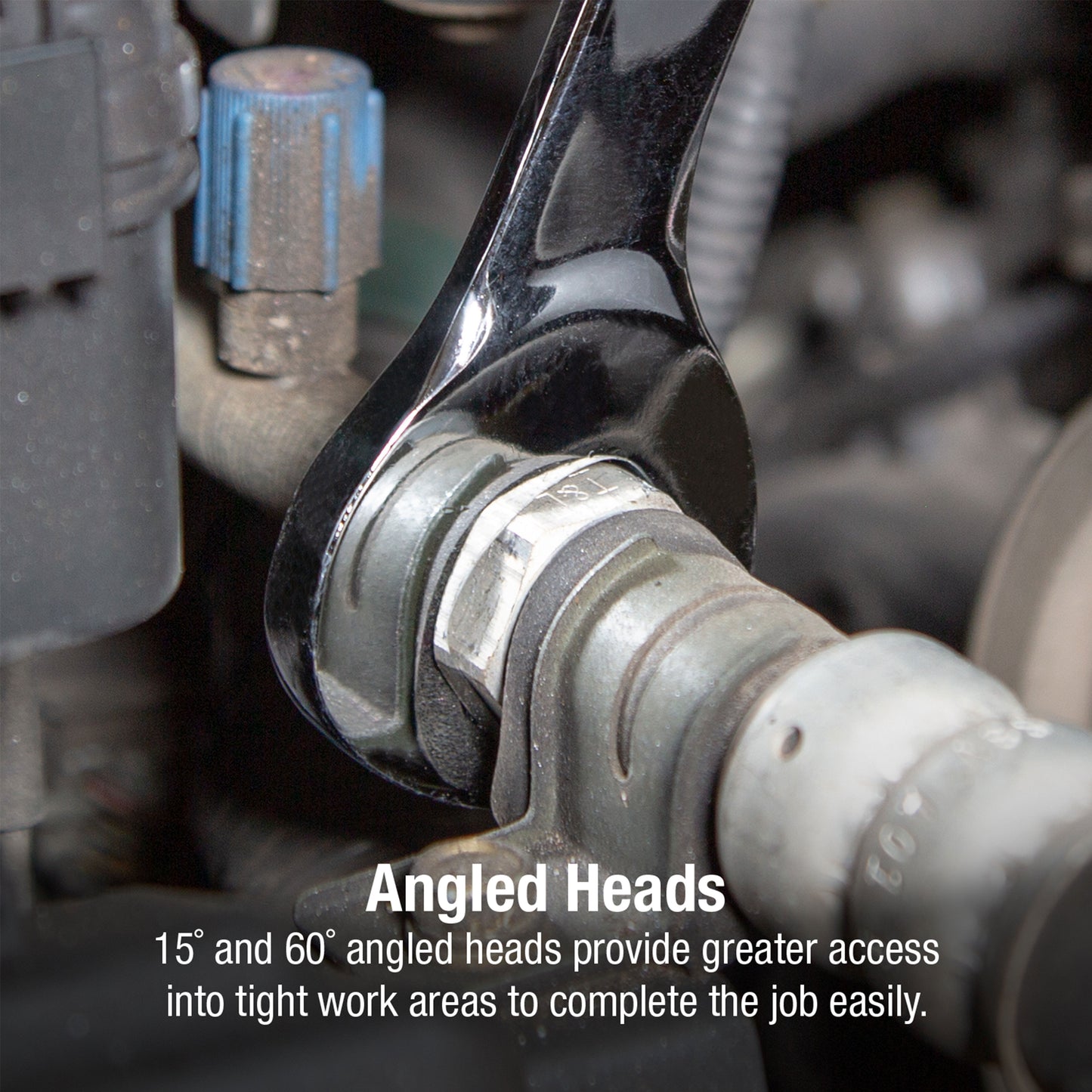 METRIC JUMBO ANGLE HEAD 7-PIECE WRENCH SET