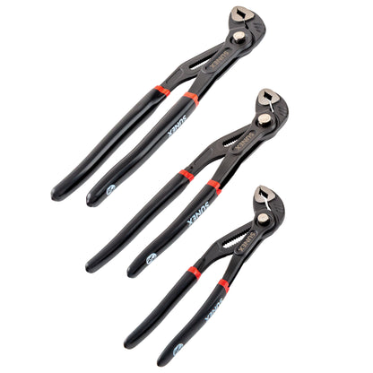 3 PIECE SLIP JOINT TOUNGUE & GROOVE PLIER SET