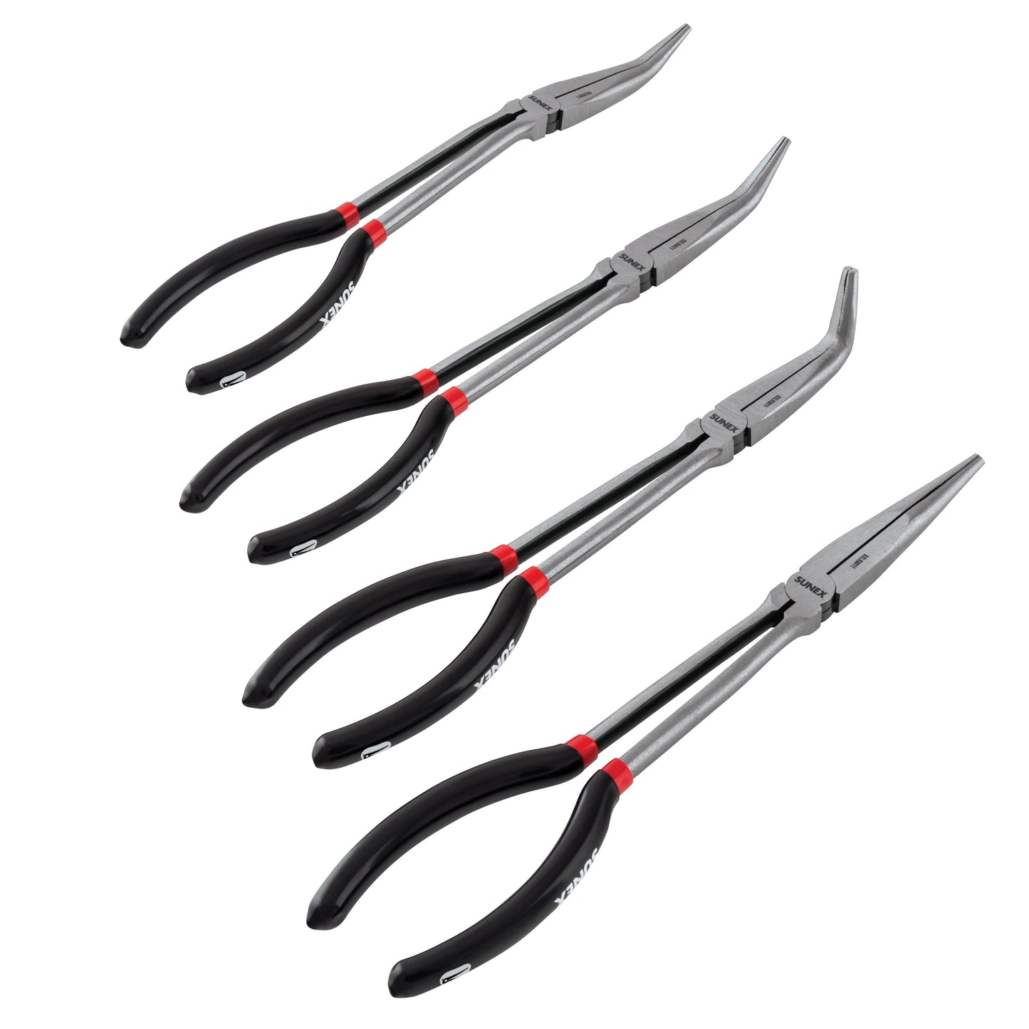 4 PIECE 11" LONG REACH PLIERS SET