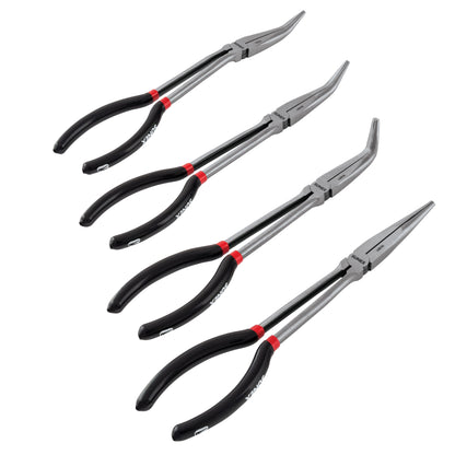 4 PIECE 11" LONG REACH PLIERS SET