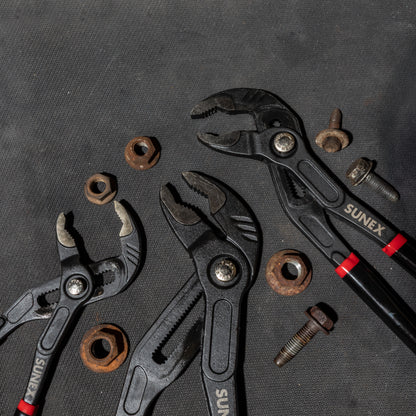 3 PIECE SLIP JOINT TOUNGUE & GROOVE PLIER SET